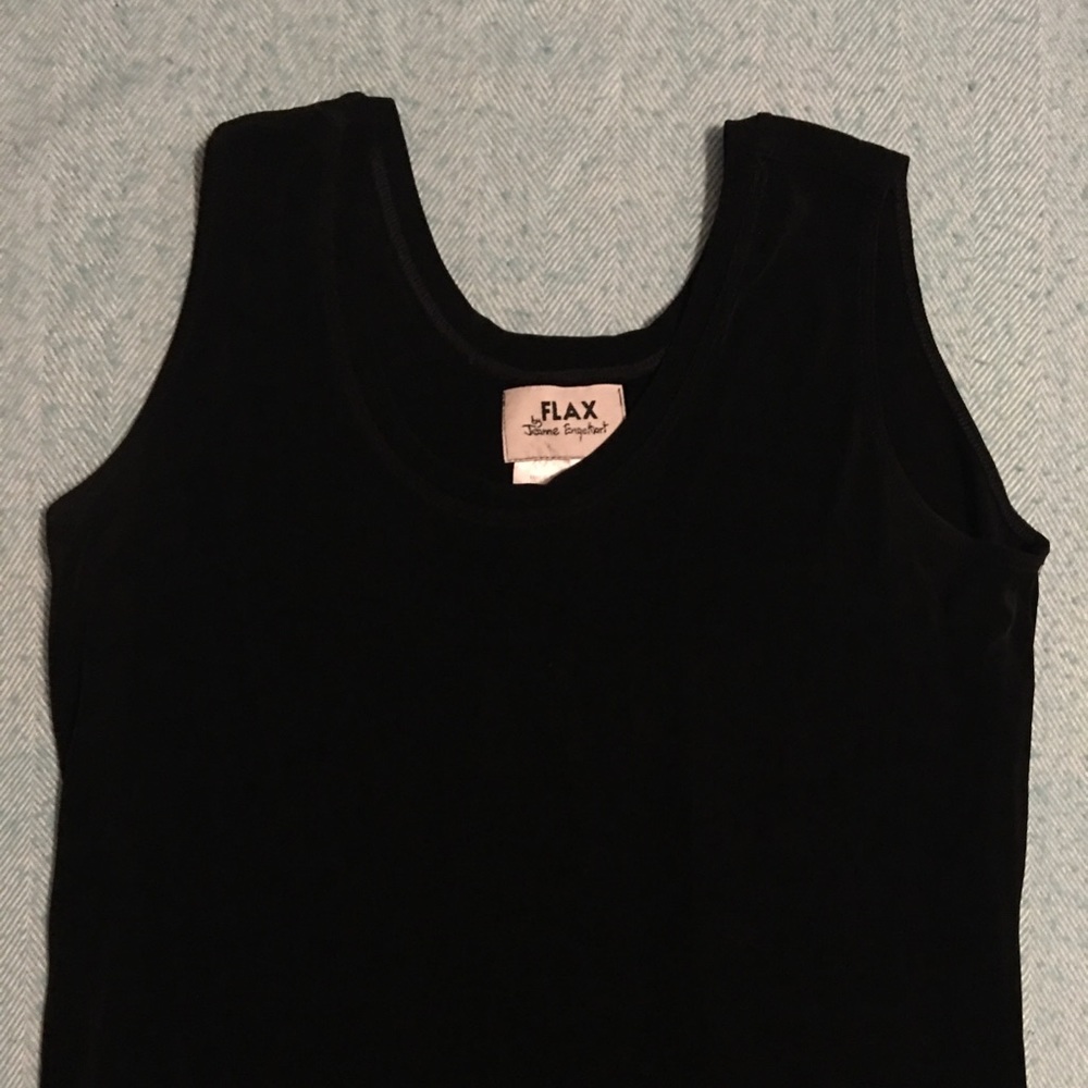 Flax maxi Slinky Black dress